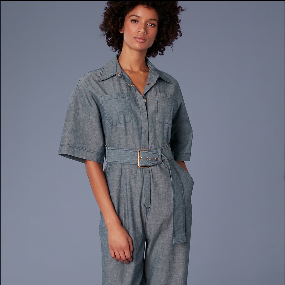 ❤️NWT❤️DVF Skort Sleeve Linen Pantsuit